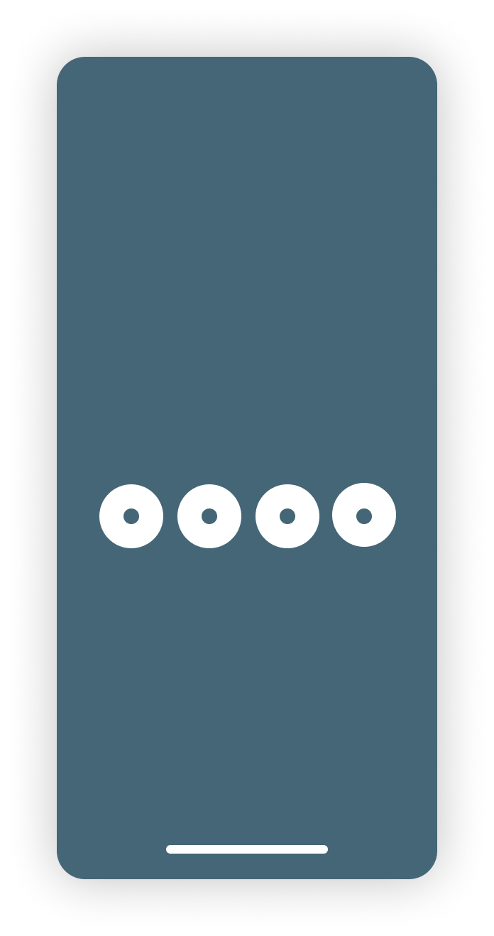 Ecran mobile avec code de protection